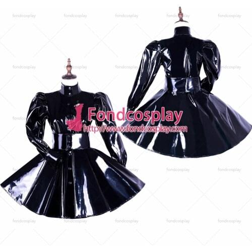 Rain Coat Gothic lolita punk PVC dress Tailor-made [G1655]