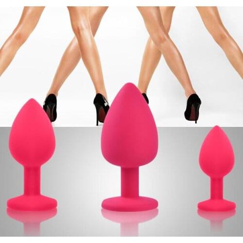 Crystal diamond Butt Plug silicone lesbian anus G spot Stimulation gay butt plug adult Sex Toys For Women lovergames