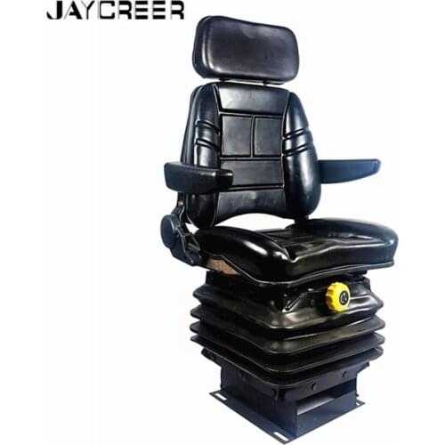 JayCreer Folding Bucket Seat With pring Damping and Safety Belt For Boat Marine