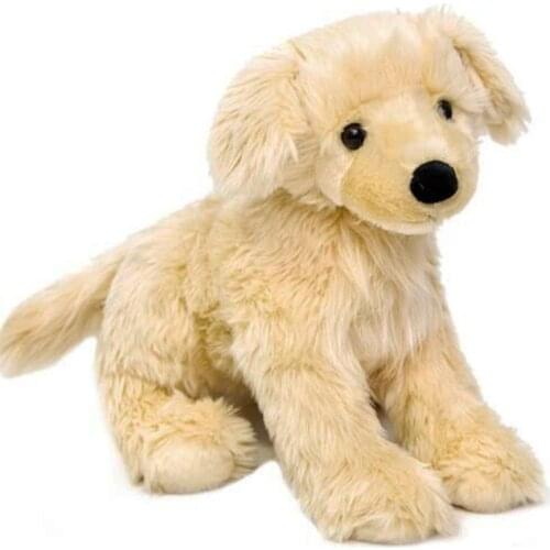 Golden retriever dog children plush toy simulation cute dog kids stuffed toy birthday gift