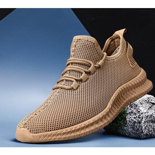 New light men sneakers fashion casual large size cheap 48 size white khaki sports walking breathable mesh style hot selling shoe