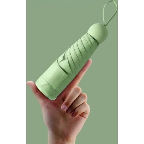 High Quality Lightweight Umbrella Parasol Folding Sun Umbrella Mini Umbrella NEW 180g Mini Fresh Sunscreen 5 Fold Sun Umbrella