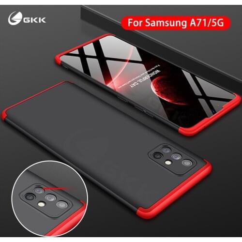 GKK Armor hard Matte Case For Samsung Galaxy A50 A51 A70 A71 5G Case Anti-fingerprint Shock-proof Cover For Samsung A51 A71 5G