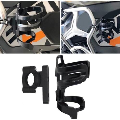 1 Set Water Bottle Holder Sturdy Adjustable Aluminium Alloy Cup Holder Bracket Kit for Motorcycles Motorcycle Bottle Holder