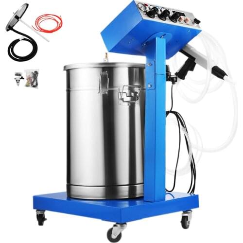 VEVOR New Electrostatic Spray Powder Coating System Machine Spraying Gun Paint System Powder Coating Equipment