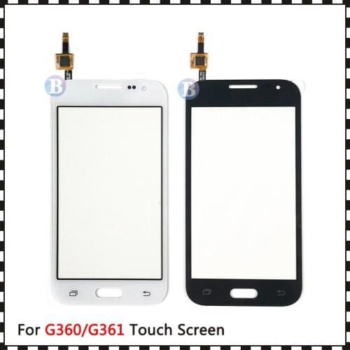 50Pcs For Samsung Galaxy DUOS Core Prime G360 G360H G3608 G361 G361F G361H Touch Screen Digitizer Sensor Glass Lens Panel