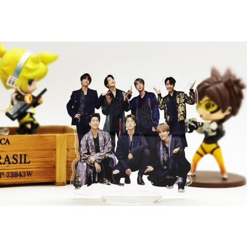 Bangtan Boys HF JK JH RM V SUGA JIN JIMIN acrylic stand figure model plate holder cake topper KPOP IDOLS LOVE COOL