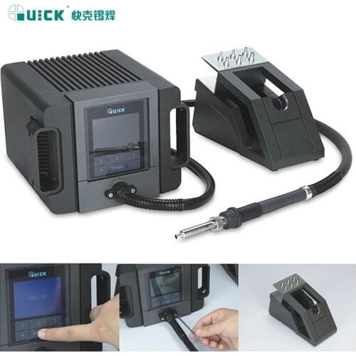 QUICK TR1100 Touch Dormancy of 200W Intelligent Constant Temperature Hot Air Gun Lead-free Welding Platform