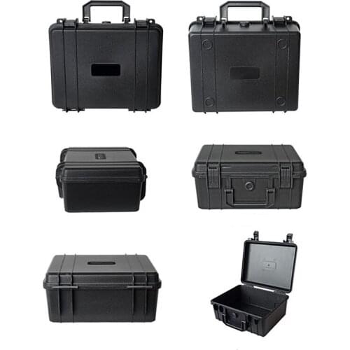 Tactical Safety Case PP Plastic Tool Box Outdoor Dry Box Sealed Safety Equipment Storage Box Gun Case 28*24*13cm (CC-S-2620)