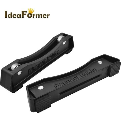 3D Printer Filament Spool Holder Consumables Shelves Supplies Fixed Seat For ABS PLA PETG 3D Printing Material Rack Tray Black