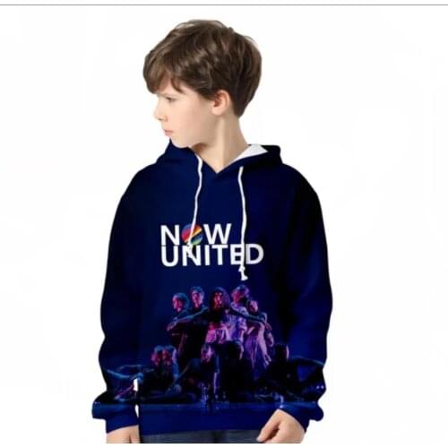 Wonderful design Now United 3D Printed Hoodies children Fashion Sweatshirt Clothes Boy Girl Pullover kids casual Streetwear Tops