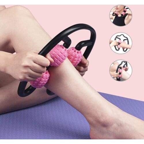 Massage Roller Fitness Yoga Bodybuilding Equipment Foam Shaft Roller Muscle Relaxer Hand Leg Massage Rolling For Arms Neck Waist