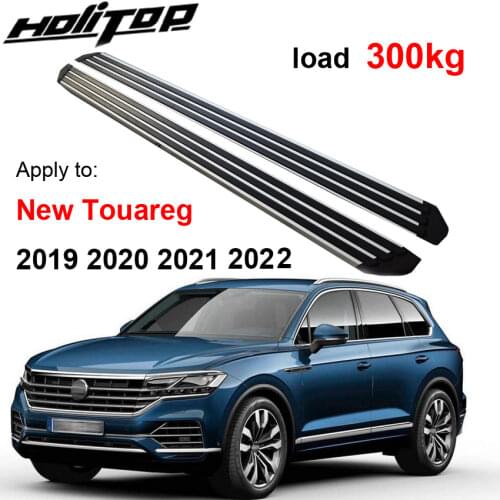 New arrival side bar running board side steps for Volkswagen VW Touareg 2019 2020,thicken pedal,can load 300kg,real good quality
