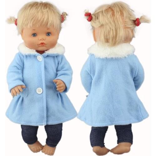 New Plush top with leggings Suit For 42 cm Nenuco Doll 17 Inches Baby Doll Clothes