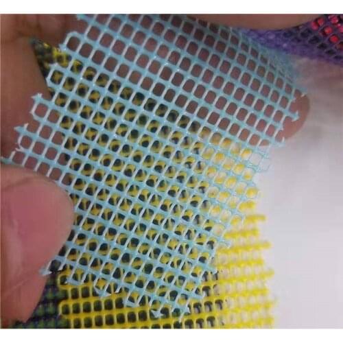 PVC plastic mesh, beach mesh, Teslin mesh, small square mesh, luggage, handbag material