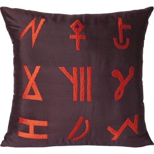 Cushion Home Decor 100 Silk Ornamental Handmade Embroidered Design Award Winner Turkey Anatolian Motifs Decoration Pillow