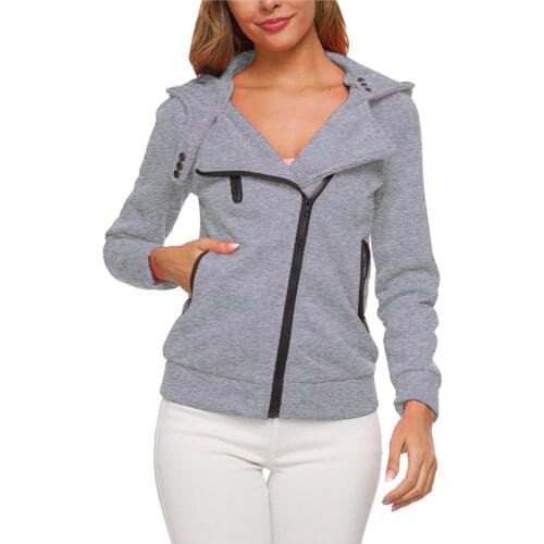 Women Zip Up Hoodies Casual Patchwork Fleece Long Sleeve Sweatshirts Blouse Winter Thicken With Pocket Sweater Sports Moletom