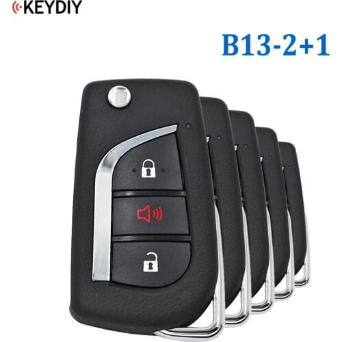 5PCS/LOT, KEYDIY Original Universal B13-2+1 Remote Control Key B-Series for KD900 KD900+,URG200 KD-X2 Key Programmer