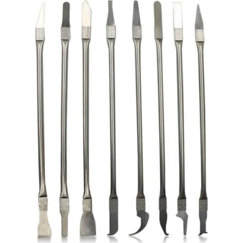 8in 1 IC Chip Repair Thin Blade Tools Set CPU Metal Remover Burin To Remove For Mobile Phone Computer CPU IC Chip Repair