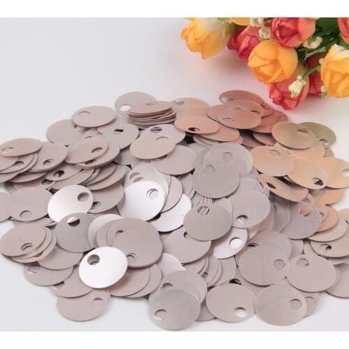 Sequin 20mm PVC Flat Round Loose Sequins 2cm Paillette Sewing Craft Women Garments Accessories with Big Hole 20g