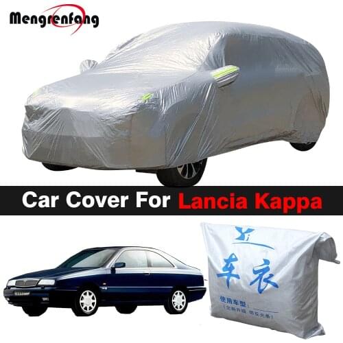 Full Car Cover Outdoor Anti-UV Sun Shade Rain Snow Fog Resistant Auto Cover Dustproof For Lancia Kappa Sedan Coupe Wagon