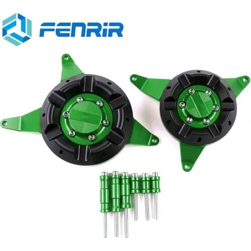 FENRIR Motorcycle Engine Cover Guard Crash Slider Protector CNC Aluminum for Kawasaki Z650 2017
