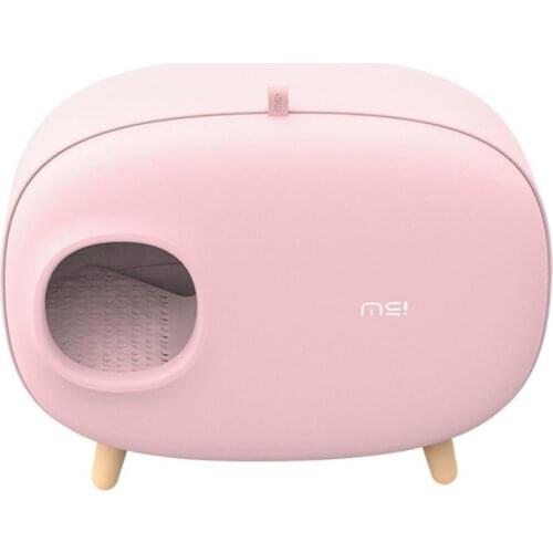 Pet Cat Litter Box Semi Closed Large Cat Toilet Anti Splash Domestic Pet Cat Potty Big Space
