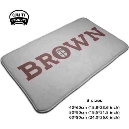 Brown University 3D Household Goods Mat Rug Carpet Foot Pad Brown University Bears Bruno Brunonia Providence Rhode Island Ri