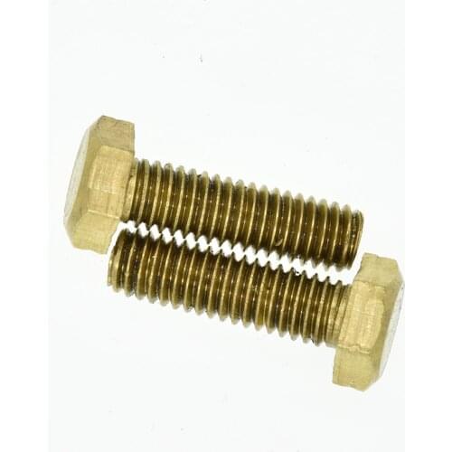 M4 M5 M6 M8 Brass screws copper outer six corner bolts copper six corner screws DIN933 six bronze screws and screws