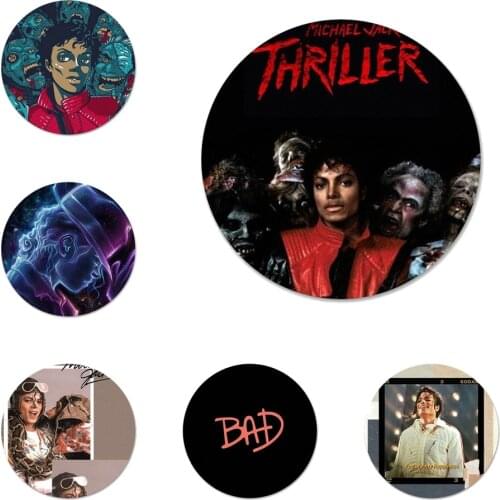 Michael Jackson Fashion Badge Brooch Pin Accessories For Clothes Backpack Decoration gift