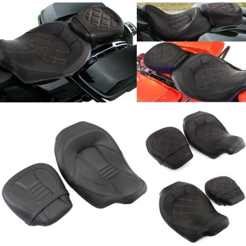 Motorcycle Seat Two-Up Front Rear Driver Passenger Seat For Harley Touring CVO Street Glide Road King Special Classic 2009-2020