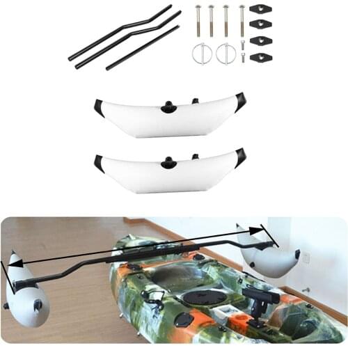 Inflatable Outrigger Stabilizer Water Float Pontoon for Kayak Canoe Fishing Boat