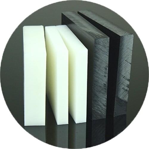 New POM Sheet Polyoxymethylene Plate CNC Engraving cutting Model Board DIY Raw Model Materials White Black Color