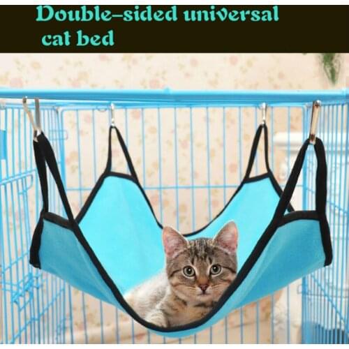 Cat Hanging Bed Summer Double-sided General Cat Sleeping Bed Suspension Cat Hole Swing Ventilated Pet Cat Hanging Bed