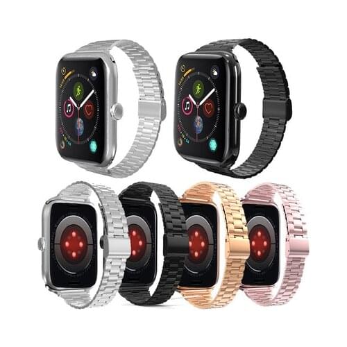 For Apple SE/6/5/4/3/2/1 stainless steel strap, the latest strap small waist metal buckle bracelet, 38/40/42/44MM series strap