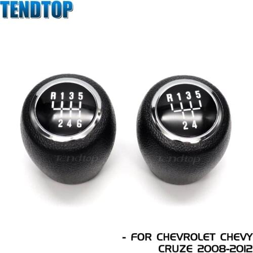 Lever Stick 5/6 Speed Gear Shift Knob Facelift Car Assessories Supplies Smoked For Chevrolet Chevy Cruze 2008 - 2012