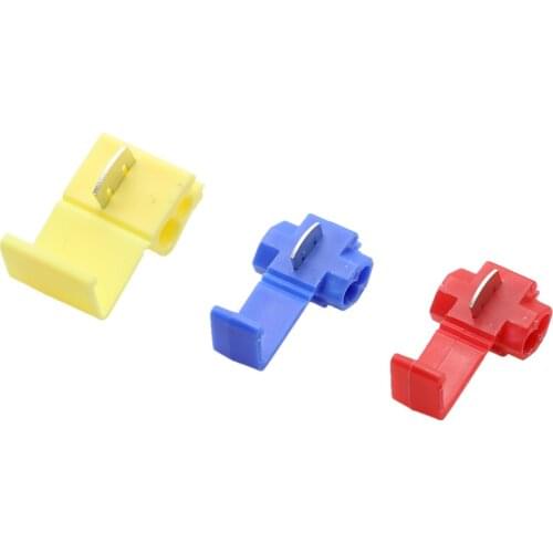 50PCS 22-18AWG 18-14AWG 12-10AWG Scotch Lock Wire Electrical Cable Connectors Quick Splice Terminals Crimp new