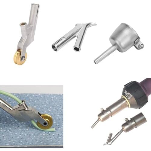 Hot Air Welding Gun Weld Nozzle with Rollers,Speed Welding Nozzle Kit ,for Vinyl PVC Plastic Hot Air Gun