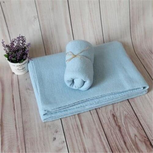 Baby knit blanket backdrop Layer Fabric Newborn stretch knit Jersey wrap Baby photography props Newborn swaddle blanket