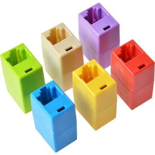 5pcs RJ45 CAT 5 5E 6 6a Extender Plug Network Cable Connector Network Ethernet Dual Straight Head Lan Cable Joiner Coupler