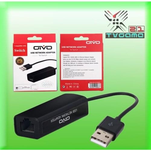 10Pcs/Lot High Speed USB Network Adapter Cable For Nintend Switch NS For Wii/U Console