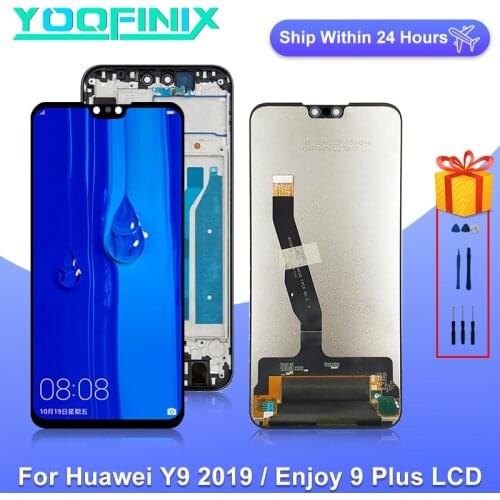 6.5" For Huawei Y9 2019 Display LCD Touch Screen Digitizer For Huawei Enjoy 9 Plus LCD JKM-LX1 JKM-LX2 Display Replacement Parts