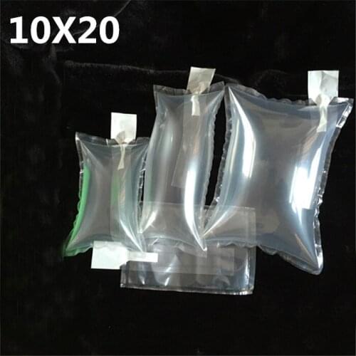 100Pcs 10X20CM Inflatable air packaging bubble pack cushion wrap pouchs, air cushion bubble pocket shockproof Free Shipping