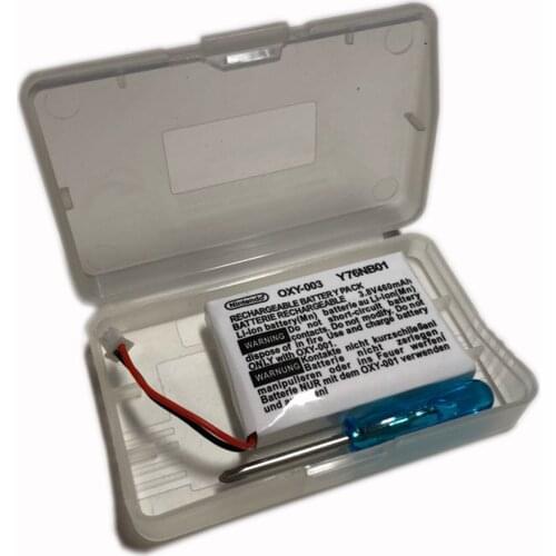 100 pcs a lot 3.8V 460mAh Rechargeable Lithium-ion Battery Kit Pack for G B M for Game Boy Micro
