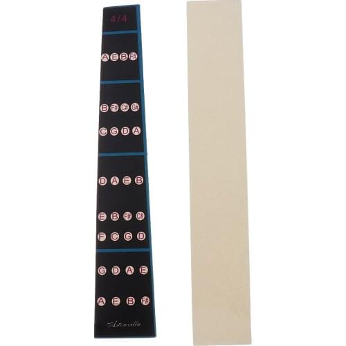 2 x 4/4 Violin Finger Guide Tape Fiddle Scales Fingerboard Note Sticker Beginner