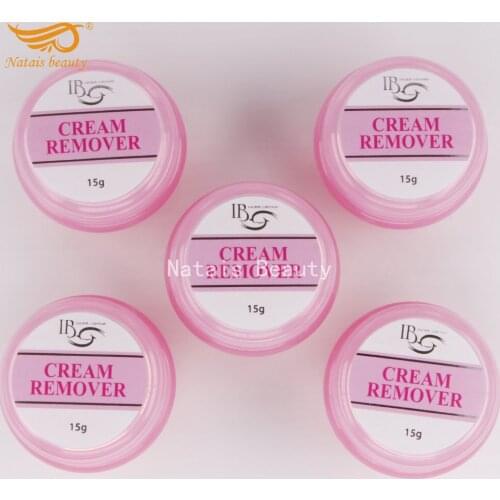 5pcs/lot I Beauty Eyelash Extension Cream Remover Eyelash Tools 15g Free Shipping