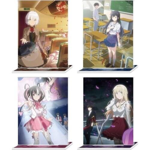 Anime The Detective is Already Dead Siesta Natsunagi Nagisa Acrylic Stand Figure Model Plate Display Tabletop Decor Square Gift