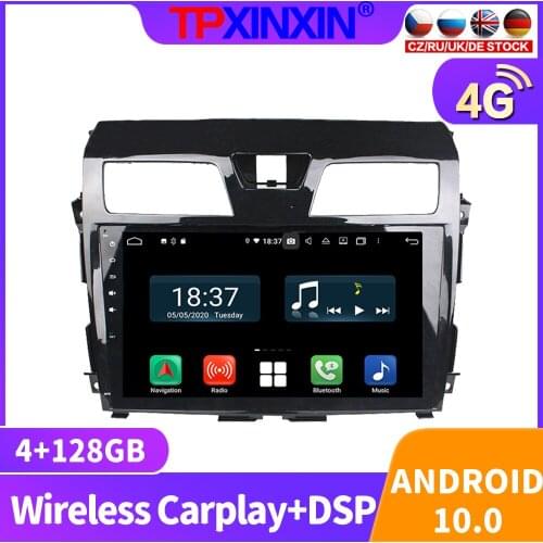 128GB Android 10 For Nissan Teana 2013 - 2018 Car Radio Multimedia Video Recorder Player Navigation GPS Accessories Auto 2 din