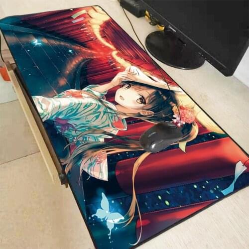 MRGLZY anime waterproof non-slip large gaming mouse pad pads computer keyboard desk mats household carpet p pad xxl 40x90cm