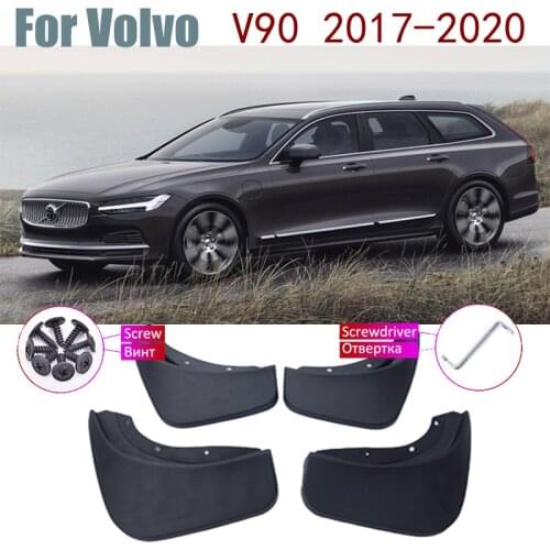 Over Fender Mud Flaps Guard Splash Flap Mudguard Accessories Car Mudflap Fender For Volvo V90 2020-2017 2019 2018